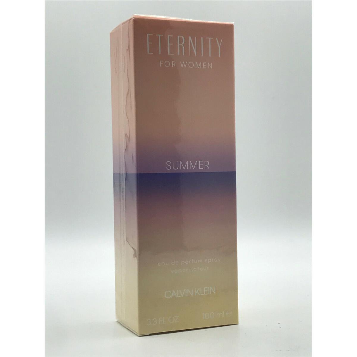 Calvin Klein Eternity Summer 2019 Women Parfum Spray 3.3 oz