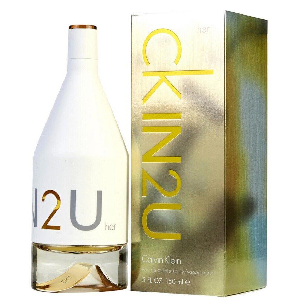 CK IN 2 U IN2U For Her Calvin Klein 5.0 oz / 150 ml Edt Women Perfume Spray