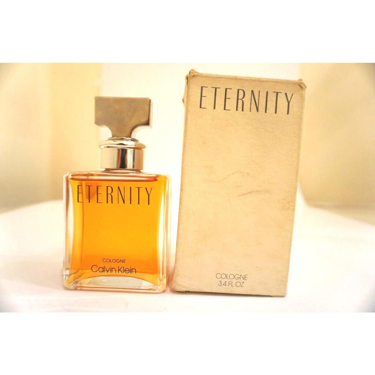 Eternity by Calvin Klein Cologne Splash 3.4 oz For Women Vintage