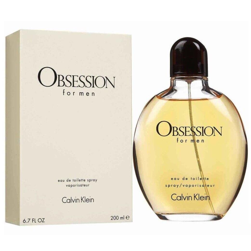 CK Obsession by Calvin Klein 6.7 oz / 200 ml Eau de Toilette Men Spray