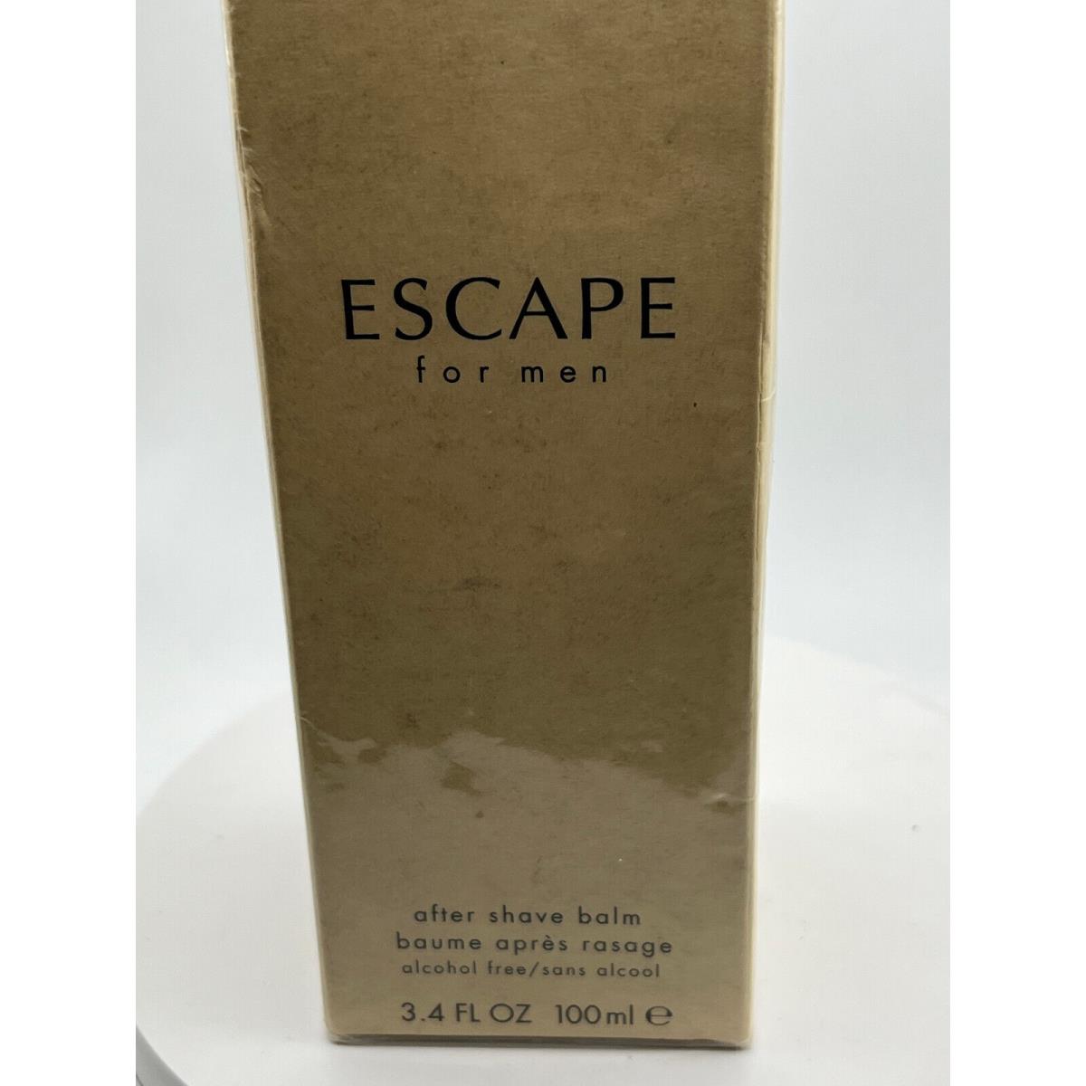 Escape by Calvin Klein 3.4 OZ / 100 ML After Shave Balm IN Glass Bottle