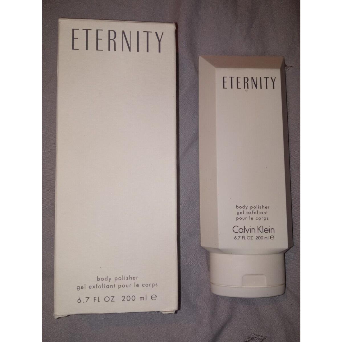 Nib/vtg Eternity Calvin Klein For Women 6.7oz Body Polisher Gel Exfoliant Rare