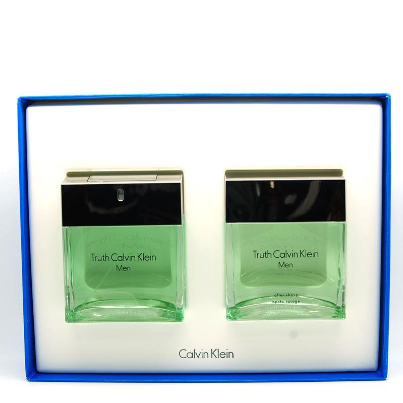 Truth by Calvin Klein Gift Set 3.4 fl oz Edt Spray + 3.4 fl oz Aftershave Men