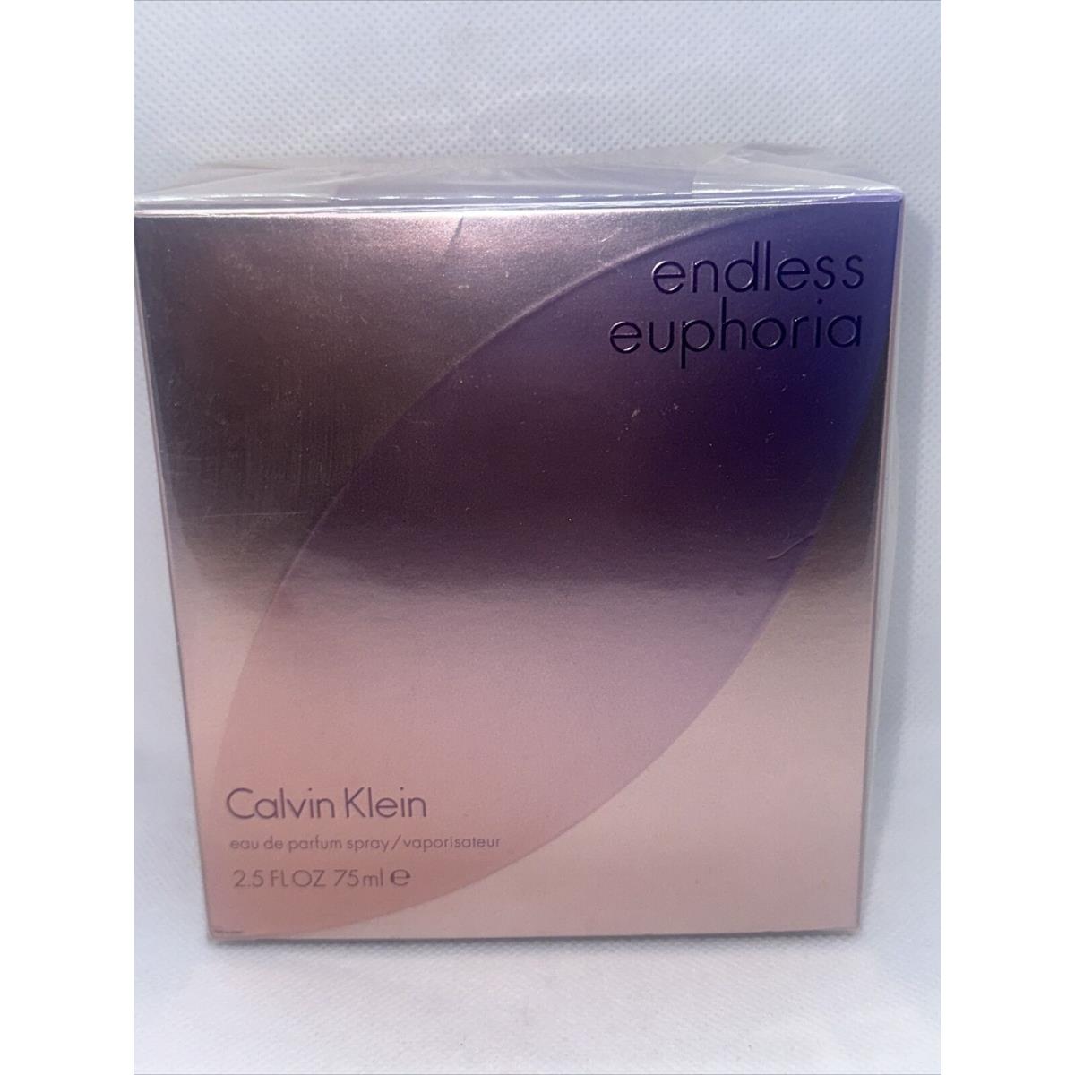 Calvin Klein Endless Euphoria For Women s 2.5 Fl.oz Edp Spray Box-rare