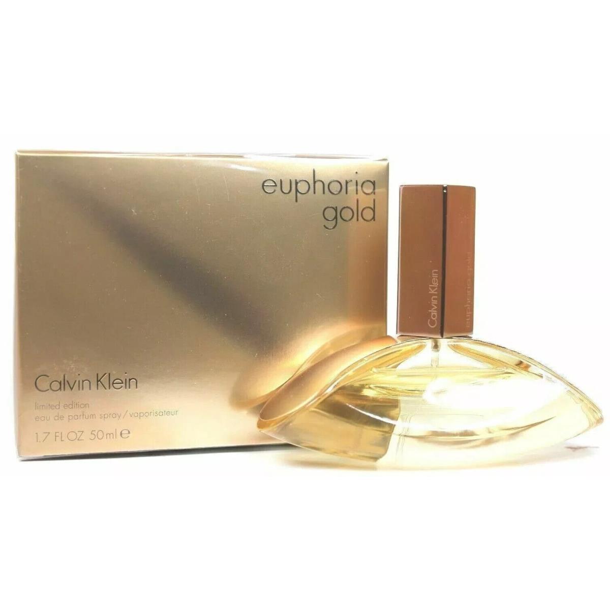 Euphoria Gold Limited Edition by Calvin Klein 1.6/1.7 oz Edp Box Discon