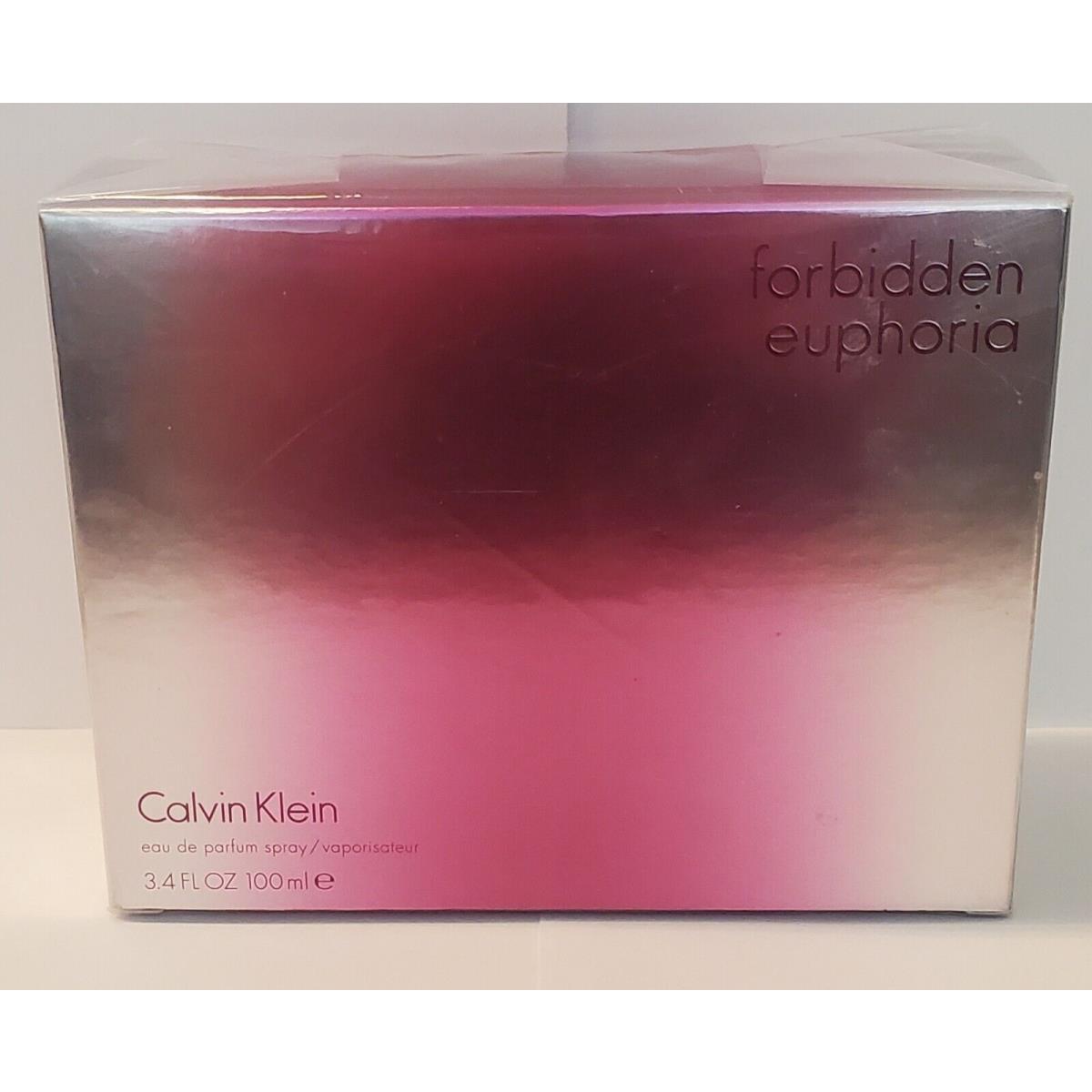 Forbidden Euphoria by Calvin Klein 3.4 oz Edp Women`s Spray