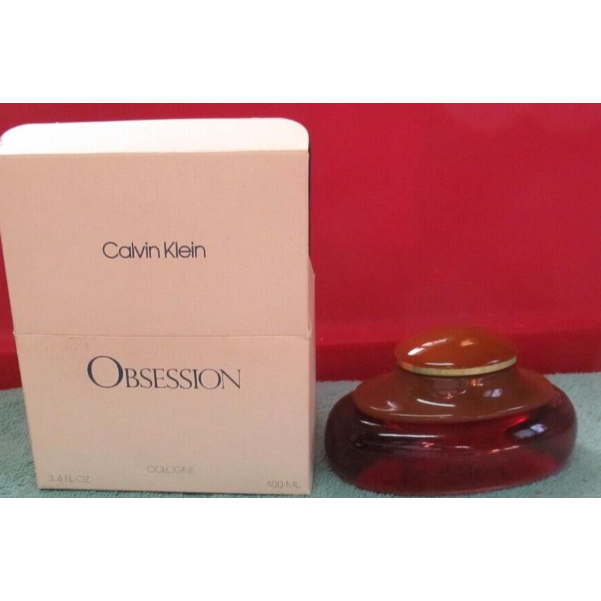 Vintage Calvin Klein Obsession Cologne Splash 3.4 fl oz / 100 ml