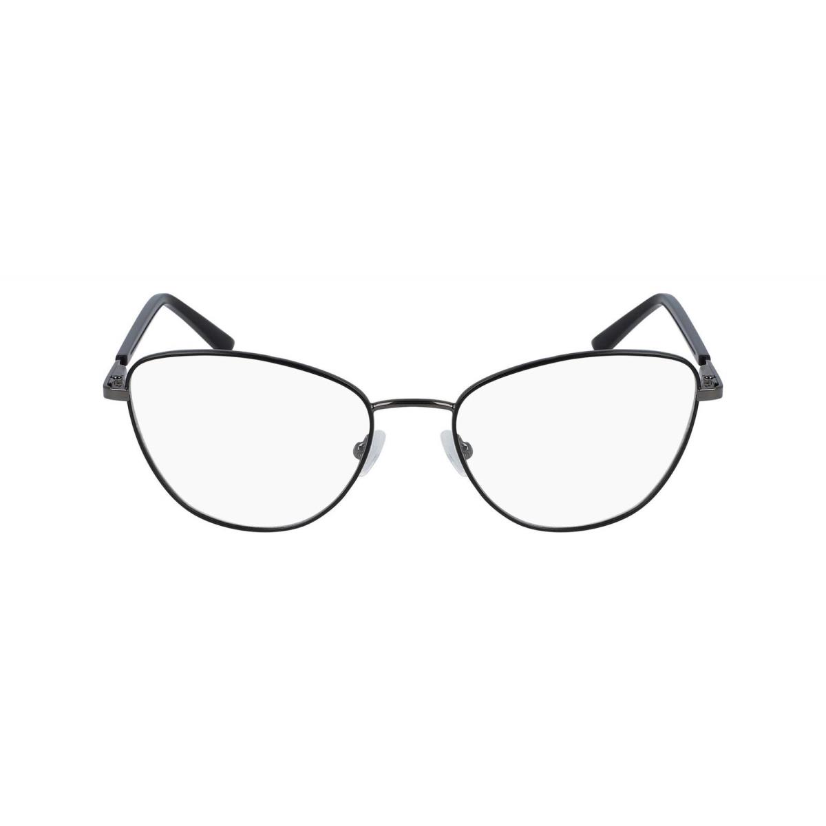 Calvin Klein CK20305-001 Womens Cat Eye Designer Eyeglasses Black Gunmetal 53 mm