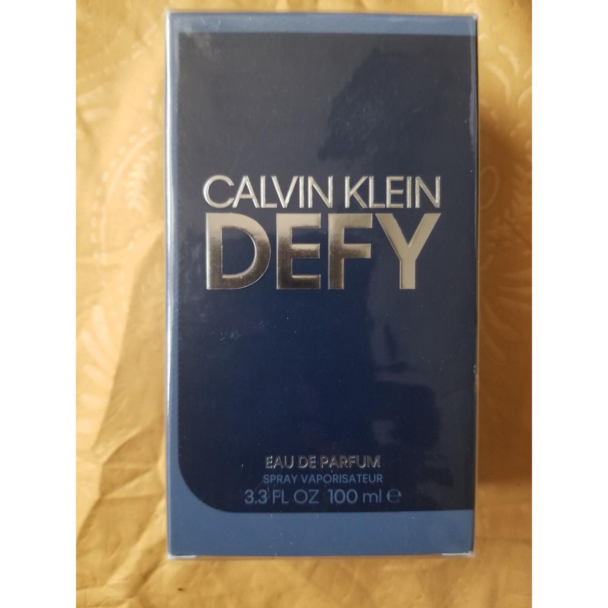 Calvin Klein Defy 3.3 Oz./ 100 Ml. Eau de Parfum Spray For Men