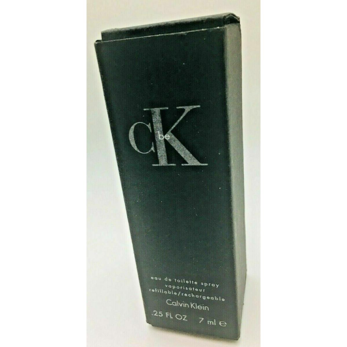 Calvin Klein Eau DE Toilette Spray Refillable /rechargeable .25FL OZ