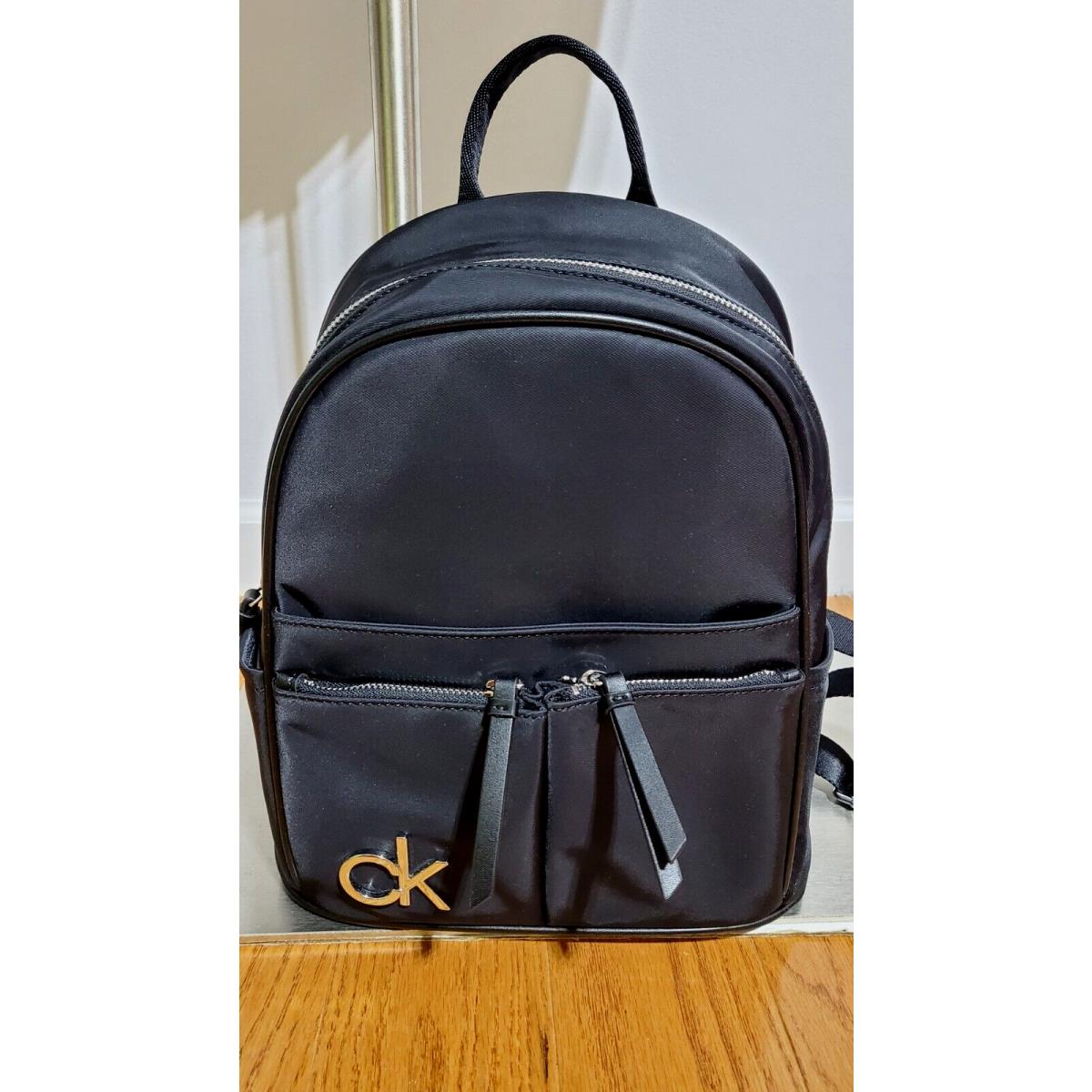 Calvin Klein Rainey Nylon Black / Silver Backpack