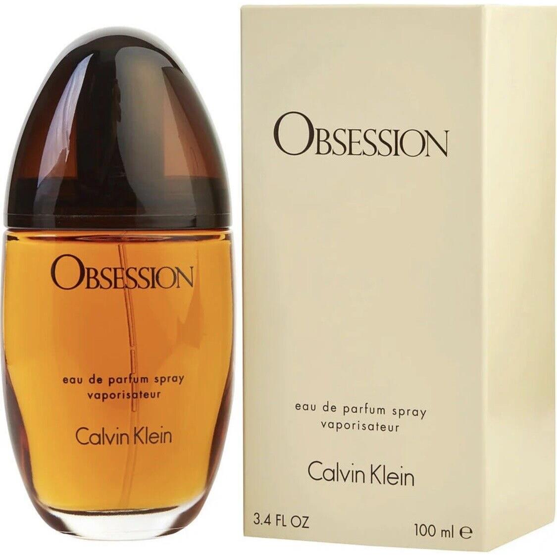 Obsession By Calvin Klein Eau De Parfum Spray 3.3 Fl Oz 3.4 Fl oz 100 ML