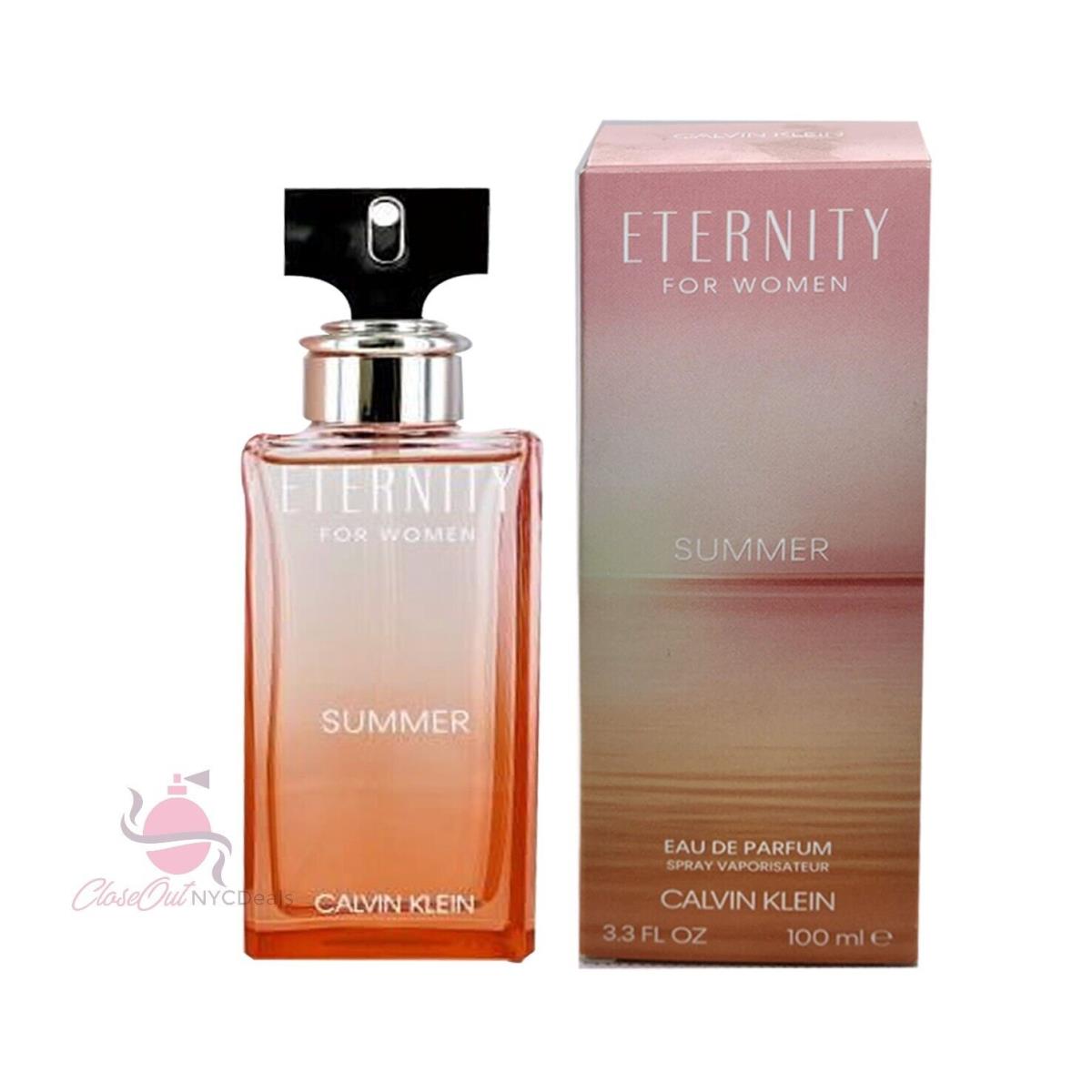 Calvin Klein Eternity Summer Perfume For Women 3.3 OZ / 100 ML Edp Spray - 2020