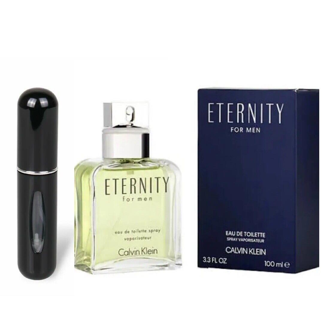 Eternity by Calvin Klein For Men Eau De Toilette 3.4 Oz Spray Package