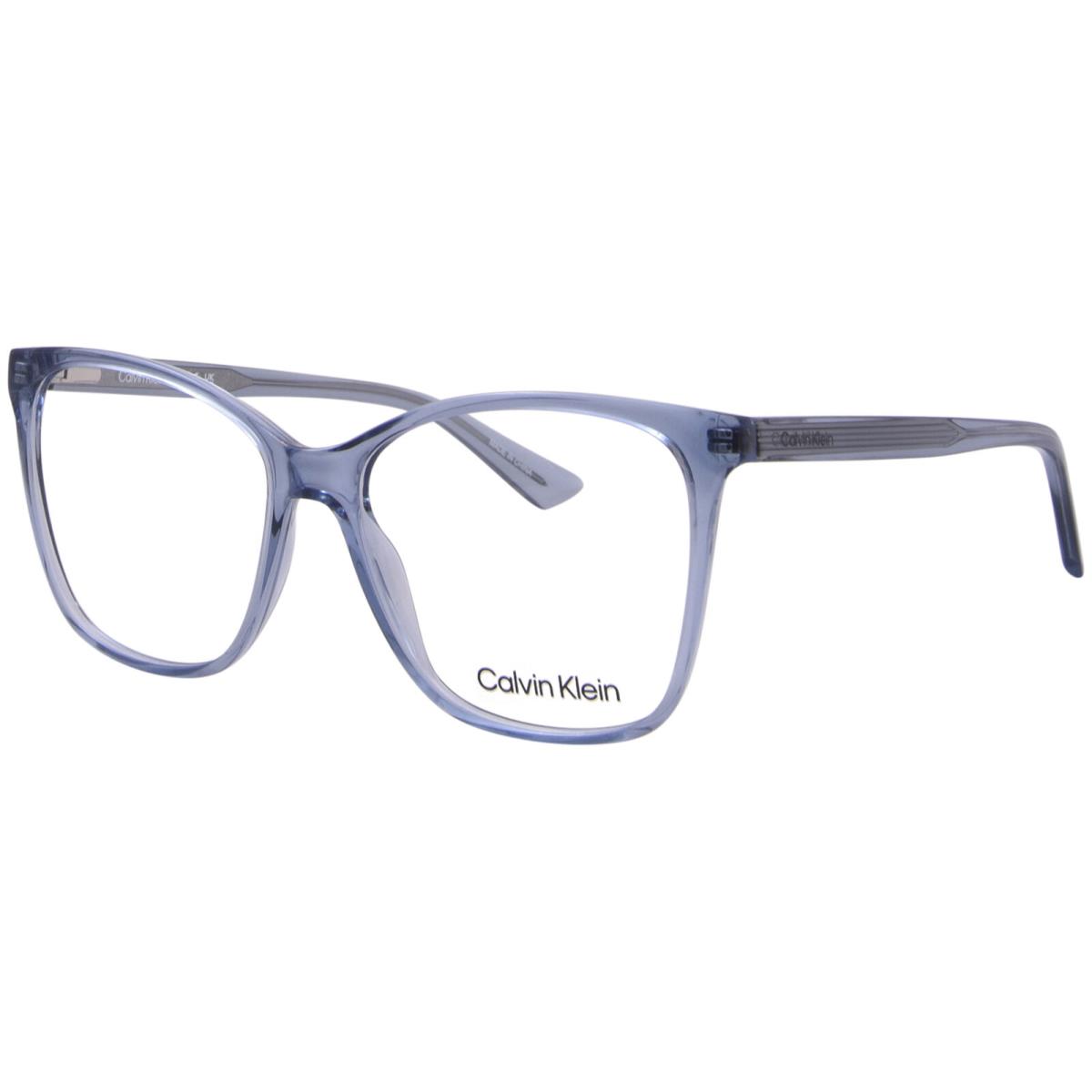 Calvin Klein CK23523 414 Eyeglasses Women`s Blue Full Rim Square Shape 54mm