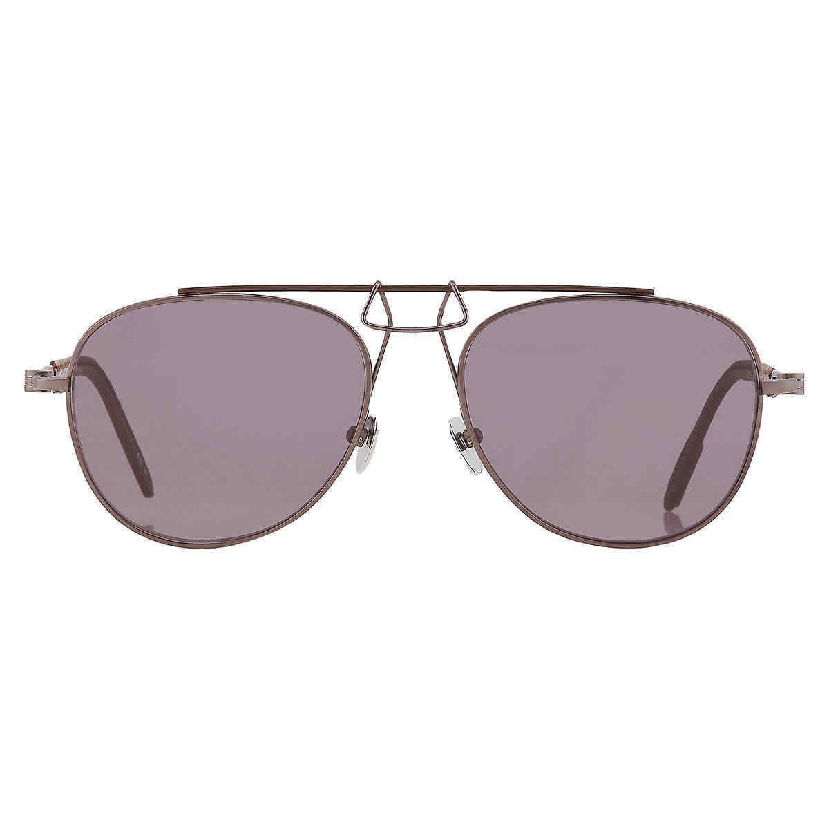 Calvin Klein Titanium Grey Pilot Men`s Sunglasses CKNYC1811S 008 54