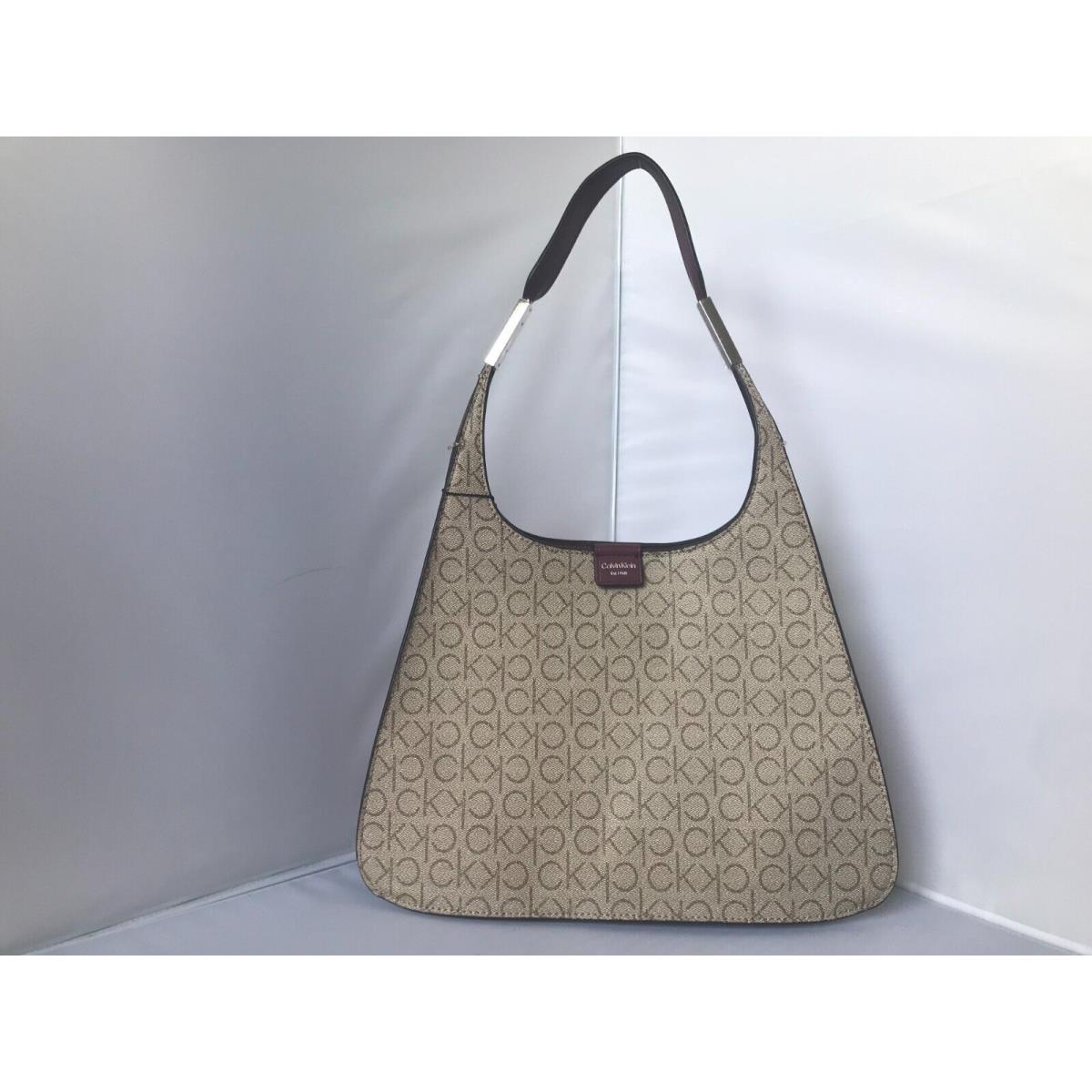 Calvin Klein Audrey Shoulder Bag Hobo CK Logo