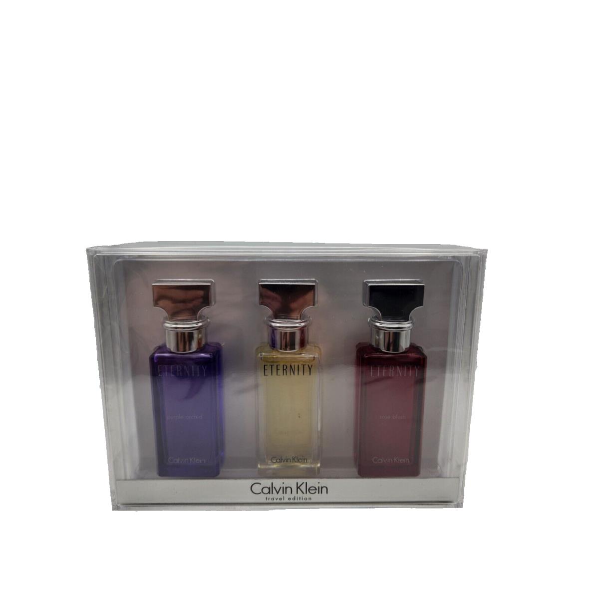 Calvin Klein Travel Edition Set 3 Pcs x 0.5 fl oz-15 ml Eau De Parfum Spray