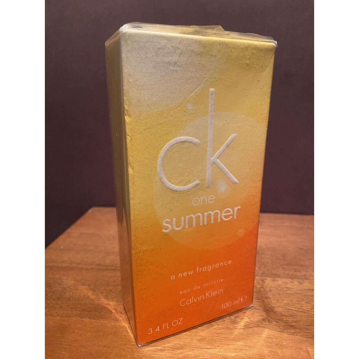 CK One Summer 2010 by Calvin Klein 3.4 oz/100 ml Eau de Toilette Spray Rare