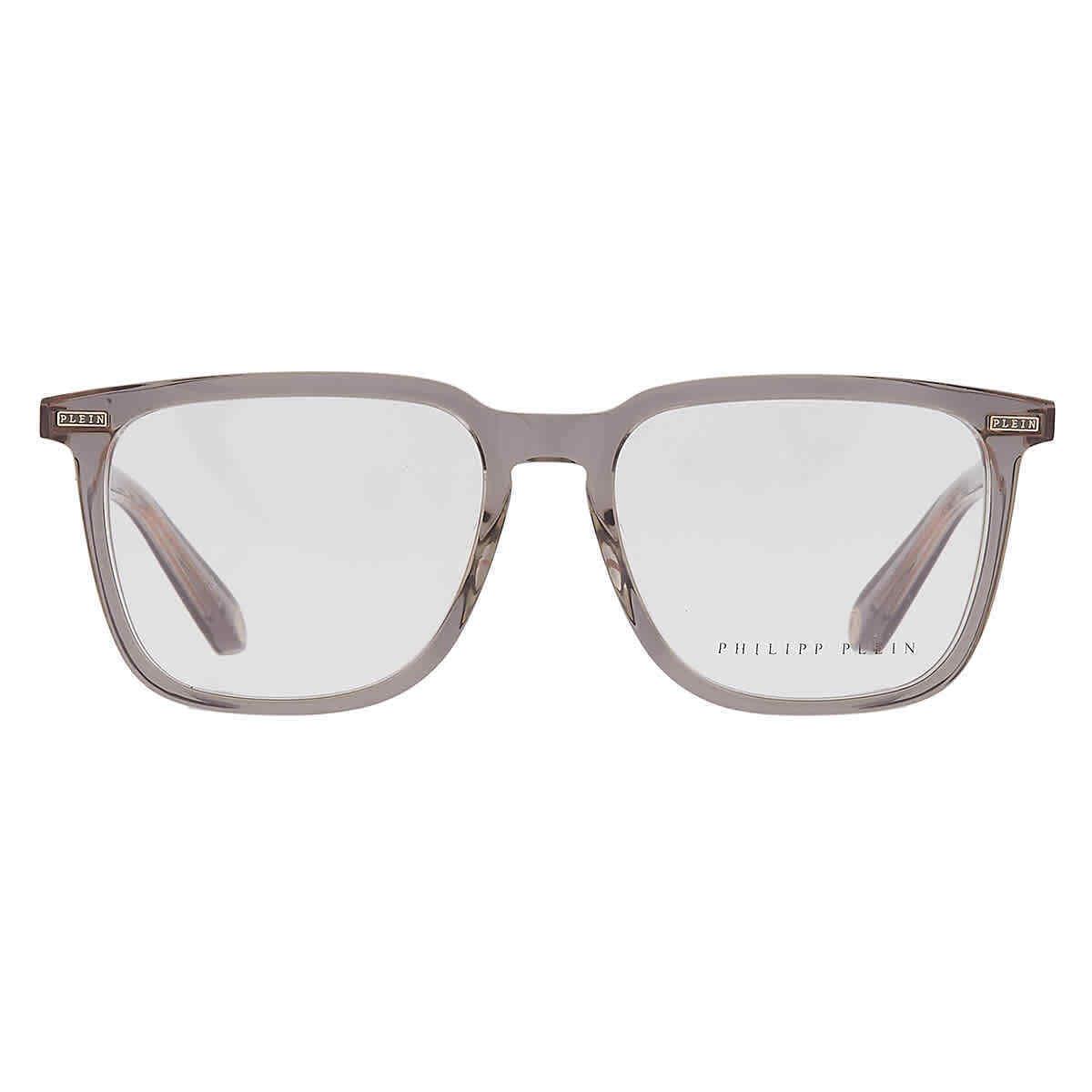 Philipp Plein Demo Square Men`s Eyeglasses VPP058M 09MB 54 VPP058M 09MB 54