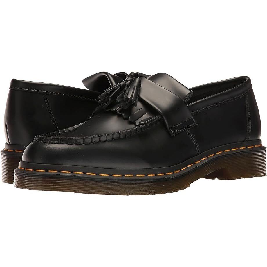 Unisex Shoes Dr. Martens Adrian Y/s Leather Tassel Loafers 22209001 Black