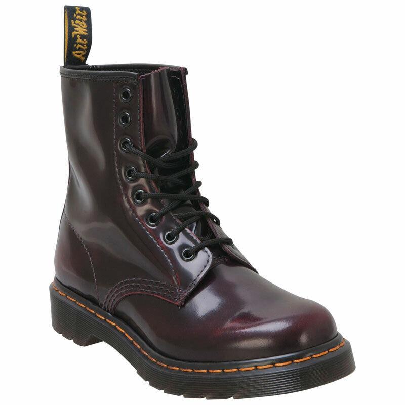 Women`s Shoes Dr. Martens 1460 8 Eye Leather Boots 13661601 Cherry Red Arcadia - Multicolor