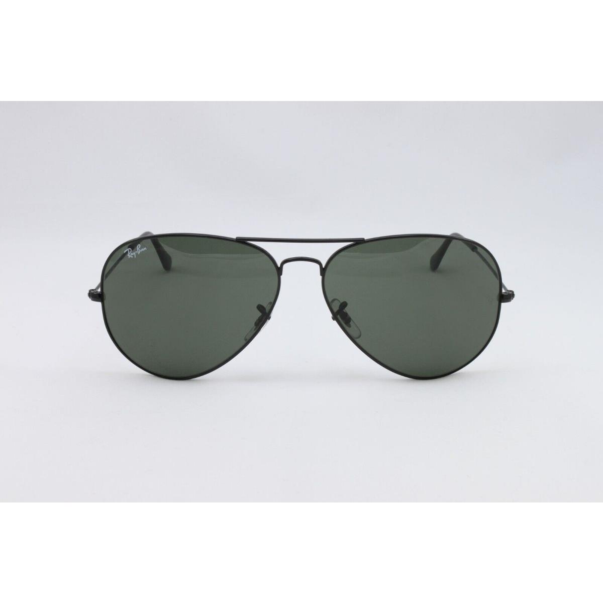 Ray Ban Unisex Sunglasses Aviator RB3026 L2821 Black 62mm Green Lens