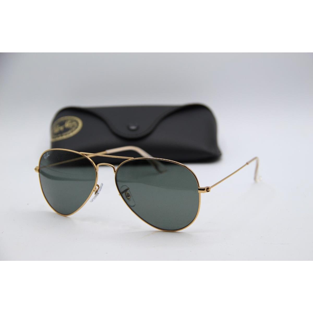 Ray-ban RB 3025 L0205 Gold Aviator Metal Frames Sunglasses 58-14