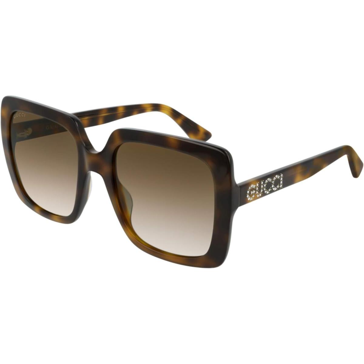 Gucci GG0418S Havana/crystal/brown Gradient