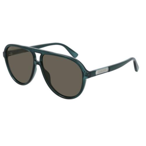 Gucci GG0935S 008 Blue/brown Oval Women`s Sunglasses