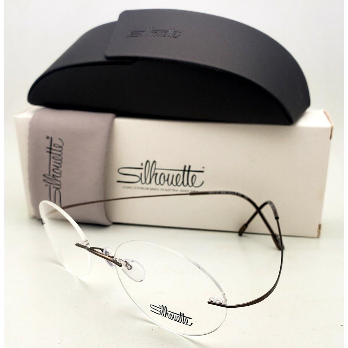 Silhouette Rimless Eyeglasses Titan Minimal Art Must 5515 CO 6040 Pinecone Frame