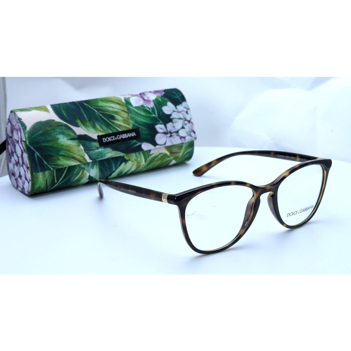 Dolce Gabbana DG5034 502 Tortoise Cat Eye Womens Eyeglasses 51mm