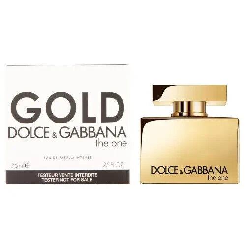 The One Gold by Dolce Gabbana 2.5 oz Edp Intense Perfume Women Tester