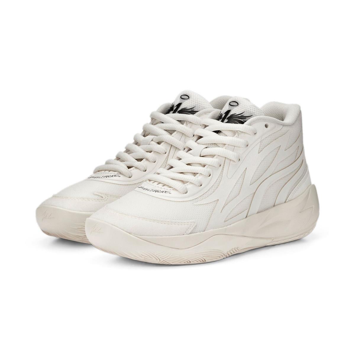 378361-01 Youth Puma Lamelo Ball MB.02 JR `whispers GS ` - Whispers/Frosted Ivory