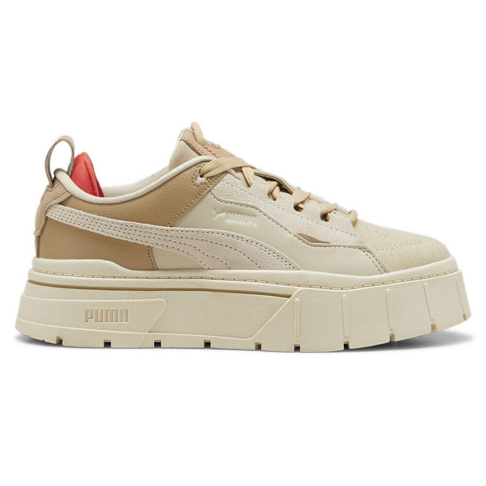 Puma Mayze Stack Xpl No Filter Platform Womens Beige Sneakers Casual Shoes 3959 - Beige