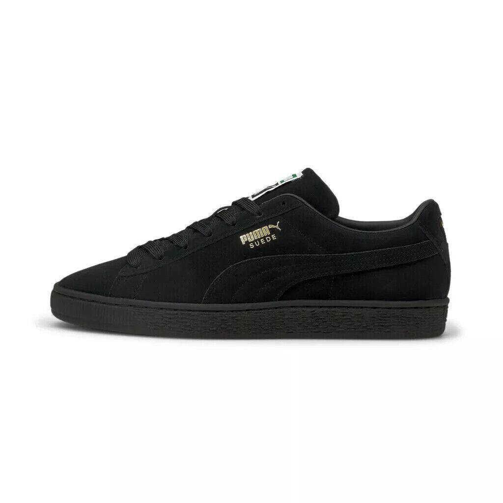 Puma Suede Classic Xxi 374915-12 Sneaker Men Black Low Top Trainers Shoes NR9053 - Black