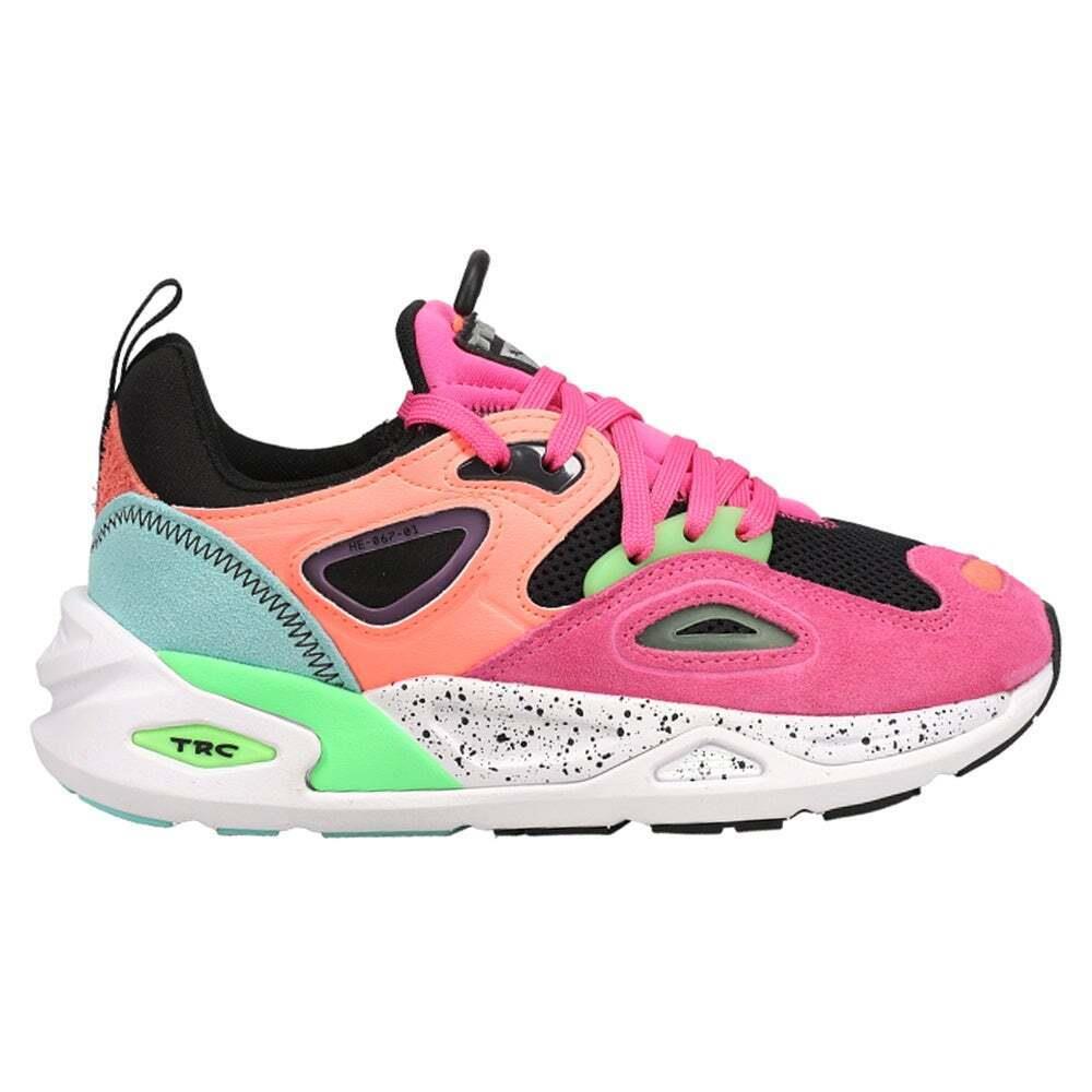 Puma Trc Blaze Speckle Lace Up Womens Multi Pink Sneakers Casual Shoes 3872040 - Multi, Pink