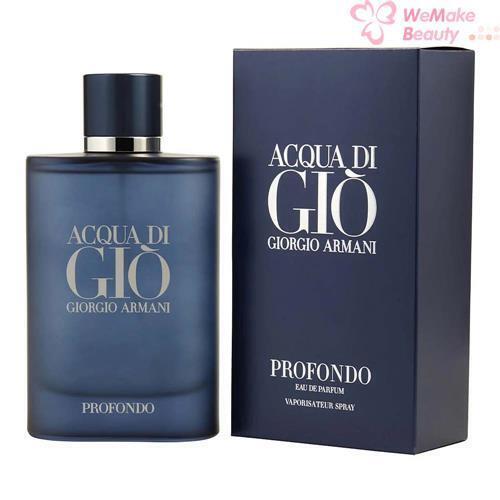 Acqua Di Gio Profondo by Giorgio Armani For Men 4.2oz Eau De Parfum Spray