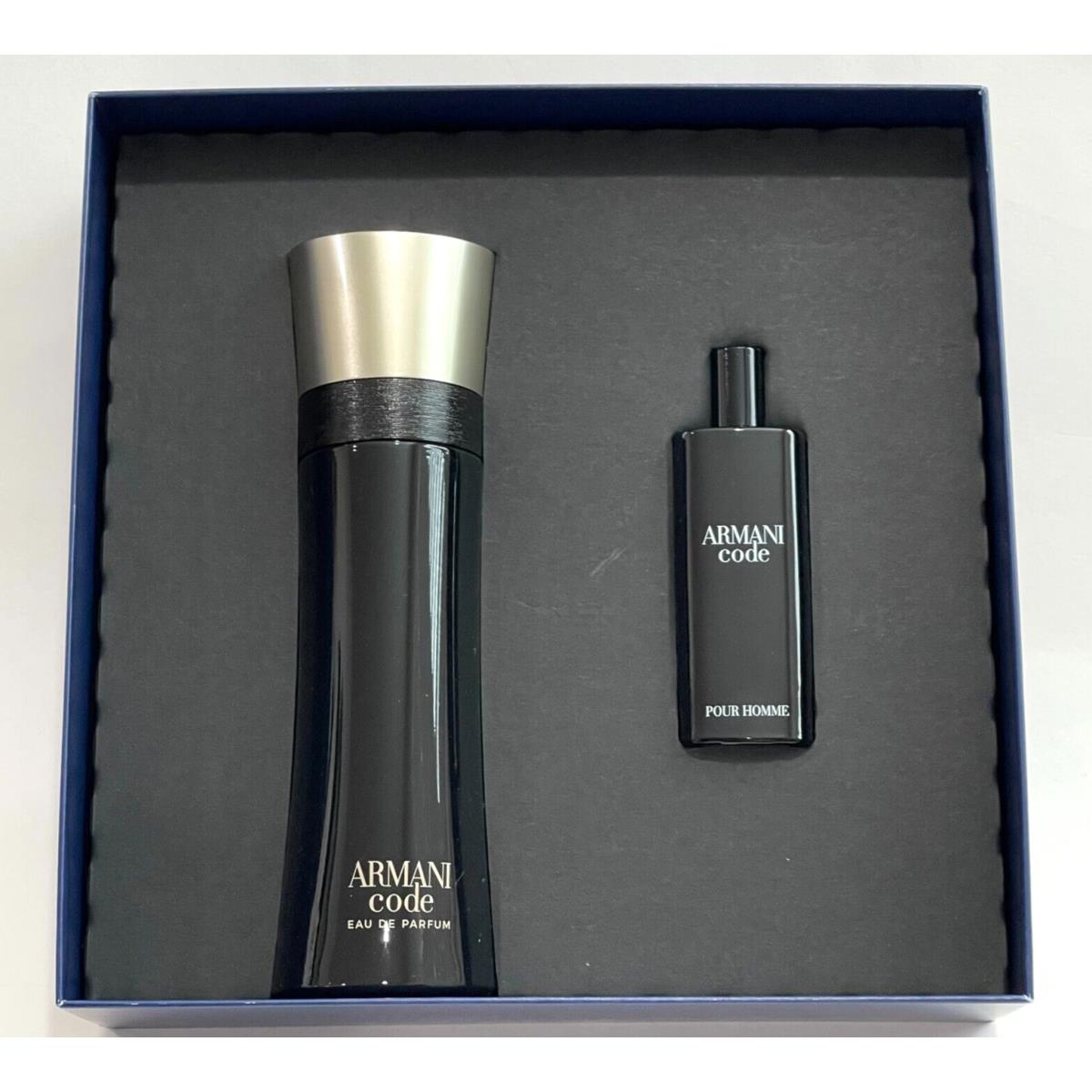 Armani Code By Giorgio Armani 2pc Gift Set For Men Edp 3.7 fl oz + Edt .5 fl oz