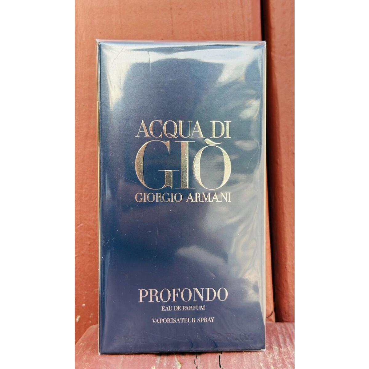 Giorgio Armani Acqua Di Gio Profondo For Men Eau de Parfum Spray 4.2 oz