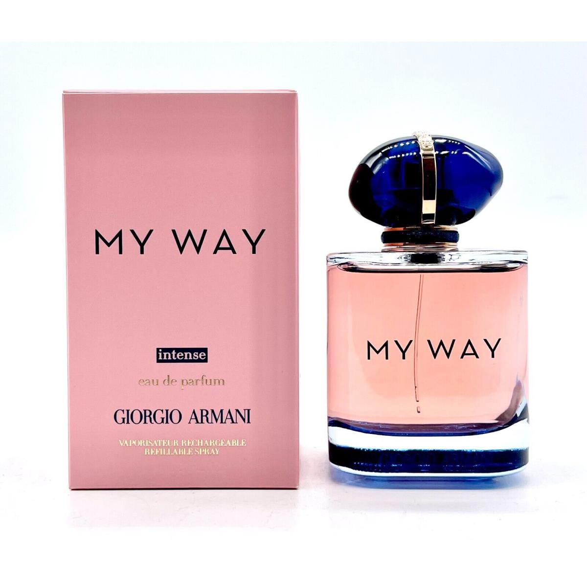 Giorgio Armani My Way Intense For Women 3.0oz Edp Refillable Spray