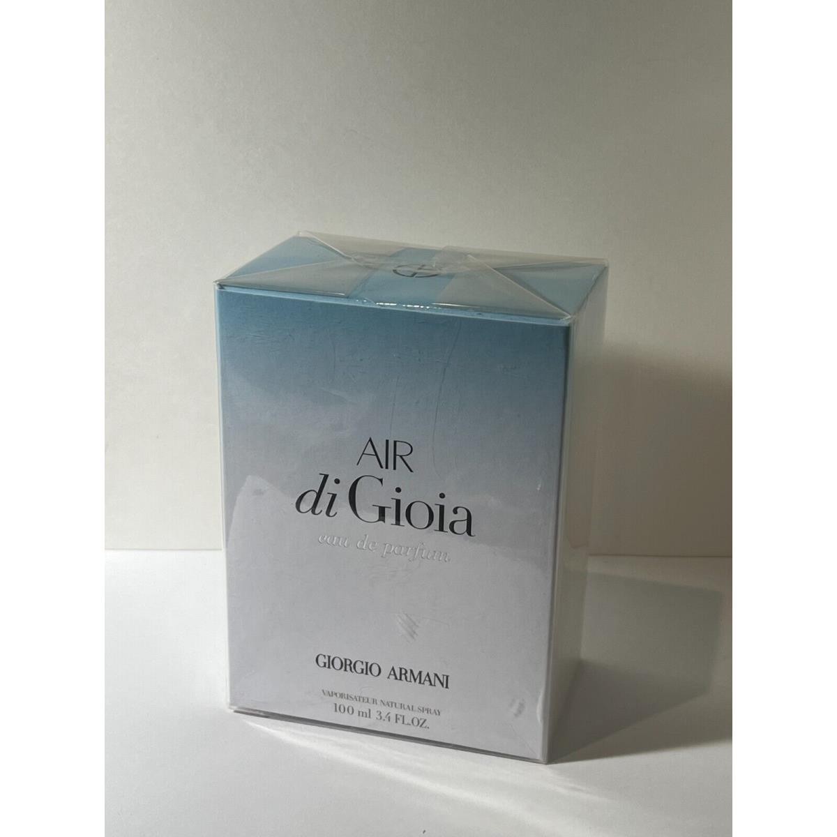 Giorgio Armani Air Di Gioia 3.4oz Women`s Eau de Parfum