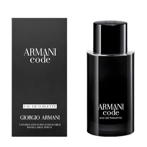 Armani Code by Giorgio Armani 4.2 oz Edt Refillable Cologne For Men