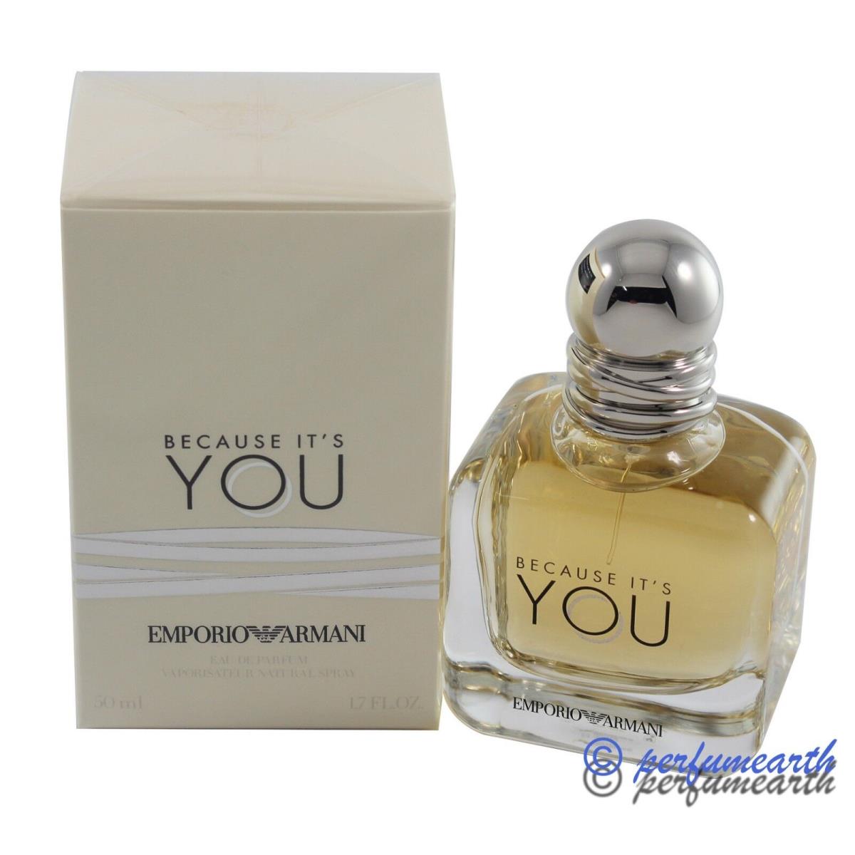 Because It`s You By Giorgio Armani 1.7/1.6 oz Edp Spray For Women