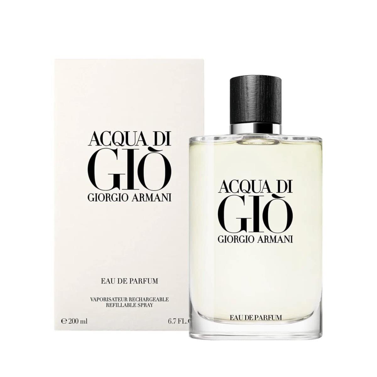 Acqua Di Gio Eau De Parfum Refillable Spray - 6.7oz by Giorgio Armani