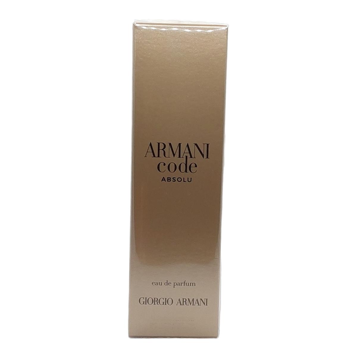 Armani Code Absolu Giorgio Armani For Women Eau De Parfum 1.7 oz 50 ml