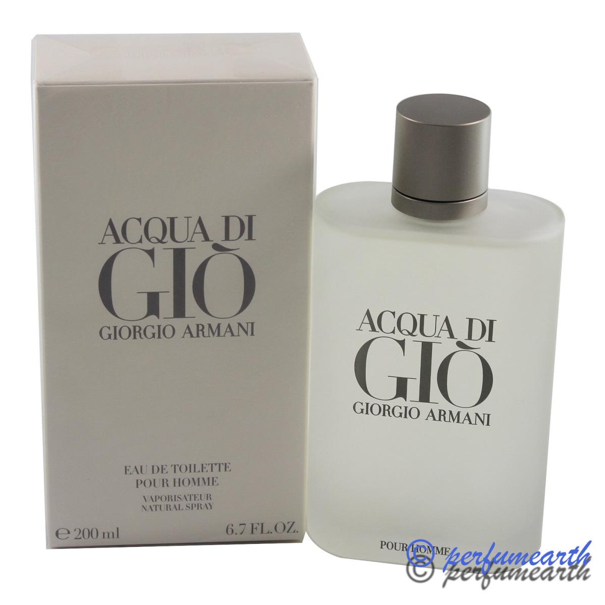 Gio BY Giorgio Armani 6.7/6.8 OZ Edt Spray For Men