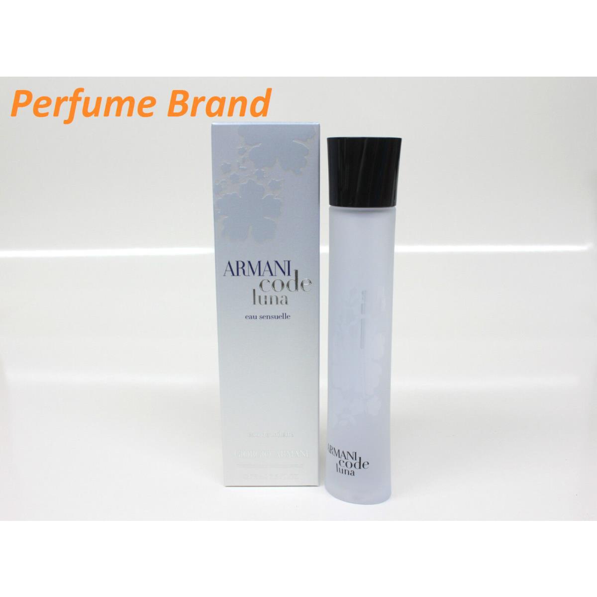 Armani Code Luna Eau Sensuelle 2.5 oz 75ml Spray Eau de Toilette Edt Women