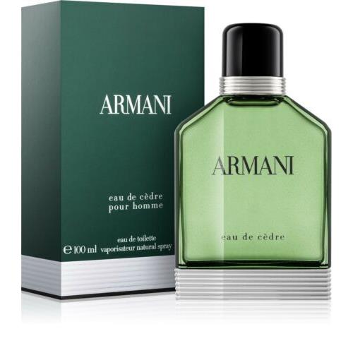 Giorgio Armani Eau de Cedre Pour Homme Eau de Toilette 3.3/3.4oz - 100ml