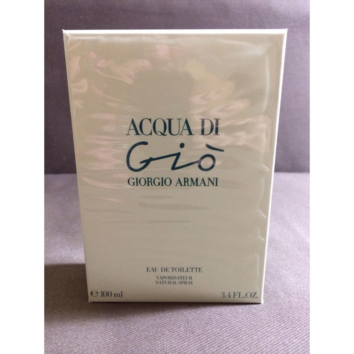 Acqua di Gio by Giorgio Armani For Women 3.4 FL OZ Edt